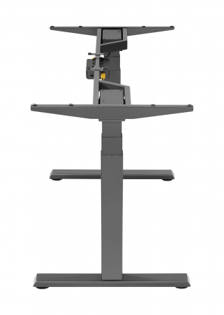 CADRU PENTRU BIROU REGLABIL 62-128 CM, CU 2 MOTOARE, DIGITAL TOUCH CONTROLLER, CULOARE NEGRU [4]