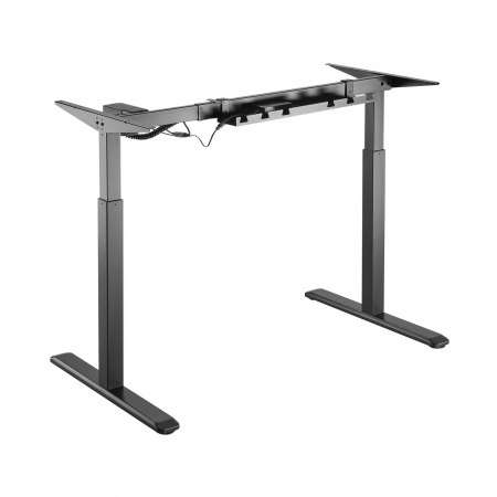CADRU PENTRU BIROU REGLABIL 73-123 CM, UN MOTOR, CONTROLLER CU MEMORIE, CULOARE NEGRU [5]
