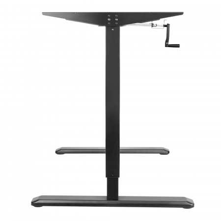 CADRU PENTRU BIROU REGLABIL MANUAL, 70-118 CM, CULOARE NEGRU [1]