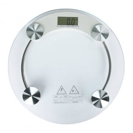 Suporturi si accesorii de baie - CANTAR DE BAIE, ELECTRONIC, VERK GROUP, MAX 180 KG, AFISAJ DIGITAL, 1XCR 2032, 33X33X3 CM