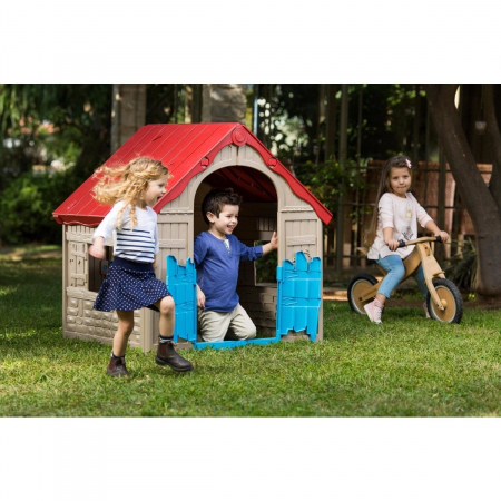 CASUTA DE JOACA , ROSU/BEJ/ALBASTRU, 101X89X110 CM, KETER WONDERFOLD [3]