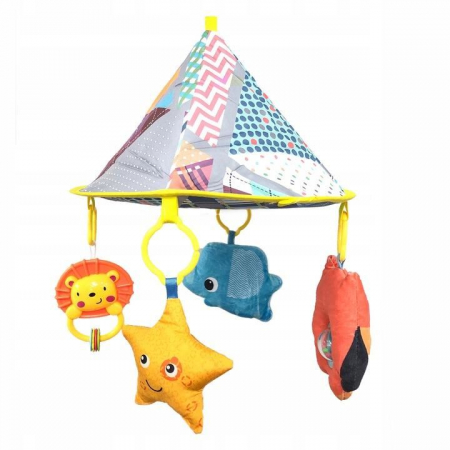 CENTRU DE ACTIVITATI, SALTEA DE JOACA PENTRU COPII, INTERACTIVA, 3 IN 1, CU ACCESORII, 82X82X138 CM [1]