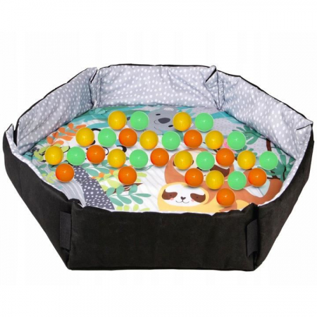 CENTRU DE ACTIVITATI, SALTEA DE JOACA PENTRU COPII, INTERACTIVA, 4 IN 1, CU ACCESORII, 95X95X50 CM [4]