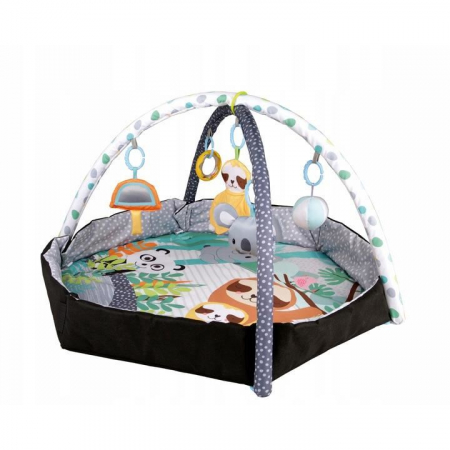 CENTRU DE ACTIVITATI, SALTEA DE JOACA PENTRU COPII, INTERACTIVA, 4 IN 1, CU ACCESORII, 95X95X50 CM [6]