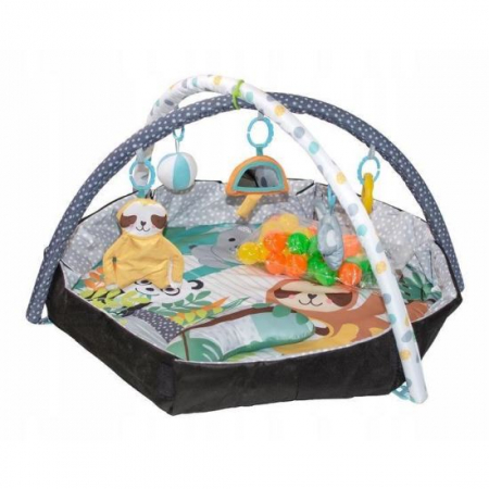 Centre de activitati - CENTRU DE ACTIVITATI, SALTEA DE JOACA PENTRU COPII, INTERACTIVA, 4 IN 1, CU ACCESORII, 95X95X50 CM