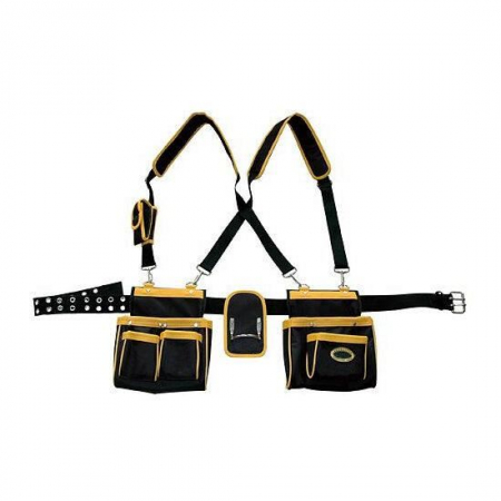 Organizatoare si cutii scule - CENTURA PORT SCULE, CU FERMOAR SI CUREA DE UMAR, 47X29.5X25 CM, STREND PRO