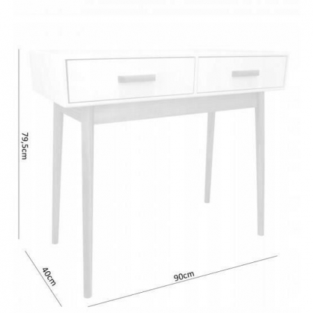 COMODA STIL SCANDINAV, 2 SERTARE, 90X40X79 CM [2]