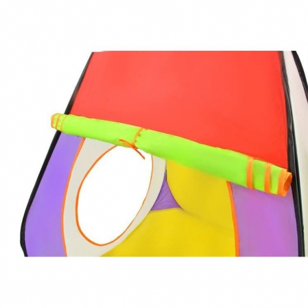 CORT DE JOACA PENTRU COPII, 3 IN 1, IGLOO SI CUB, CU TUNEL, 200 BILE, HUSA, 280X83X100 CM [5]