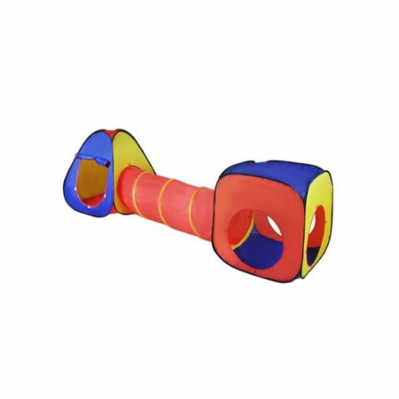 Amenajari Exterioare - CORT DE JOACA PENTRU COPII, 3 IN 1, IGLOO SI CUB, CU TUNEL, HUSA, 283X67X92 CM