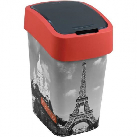 Cosuri de gunoi - COS DE GUNOI CU CAPAC BATANT, PLASTIC, MODEL PARIS, 25 L, 34X26X47 CM, CURVER