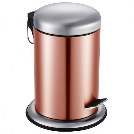 Cosuri de gunoi - COS DE GUNOI CU PEDALA, 5 L, CUPRU, EASYHOME