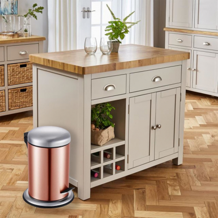 COS DE GUNOI CU PEDALA, 5 L, CUPRU, EASYHOME [1]