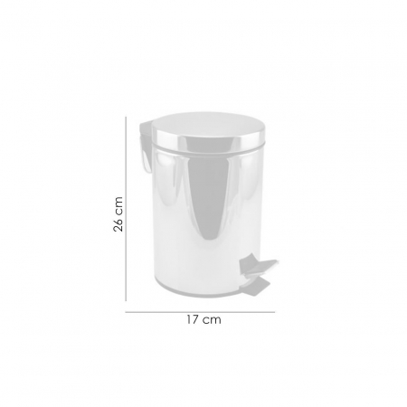 COS DE GUNOI CU PEDALA, INOX, 3 L, PERFECT HOME [4]