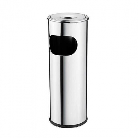 Cosuri de gunoi - COS DE GUNOI DIN INOX CU SCRUMIERA 20 X 58 CM 18 L