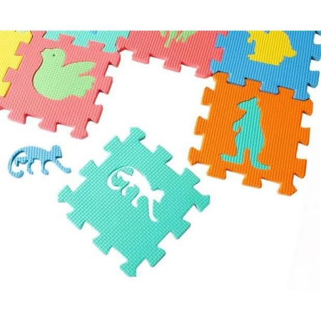 COVOR SPUMA TIP PUZZLE, PENTRU COPII, SPUMA EVA, 72 PIESE, 16X16 CM [8]