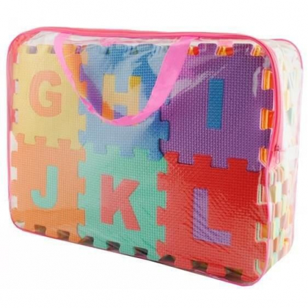 COVOR SPUMA TIP PUZZLE, PENTRU COPII, SPUMA EVA, 72 PIESE, 16X16 CM [4]