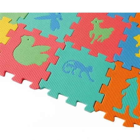 COVOR SPUMA TIP PUZZLE, PENTRU COPII, SPUMA EVA, 72 PIESE, 16X16 CM [7]