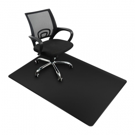 COVORAS PROTECTIE PODEA PENTRU SCAUN BIROU, MUFART, PP, NEGRU, 140X100 CM [1]