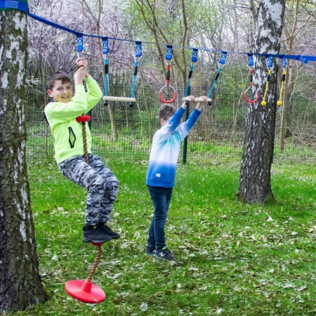 CURSA CU OBSTACOLE, PENTRU COPII, PORTABIL, SET 17 PIESE SI ACCESORII MONTANE, MOTION SPORT ACTIVITIES [10]