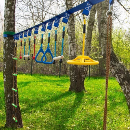 CURSA CU OBSTACOLE, PENTRU COPII, PORTABIL, SET 45 PIESE, MOTION SPORT ACTIVITIES [5]