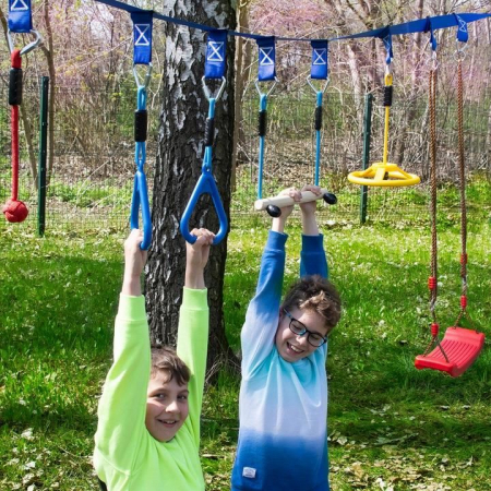 CURSA CU OBSTACOLE, PENTRU COPII, PORTABIL, SET 45 PIESE, MOTION SPORT ACTIVITIES [6]