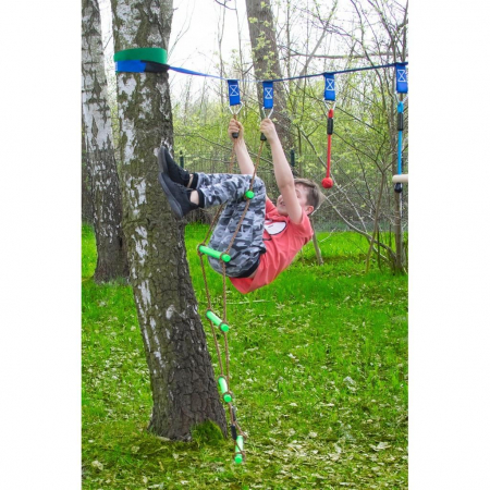 CURSA CU OBSTACOLE, PENTRU COPII, PORTABIL, SET 45 PIESE, MOTION SPORT ACTIVITIES [13]