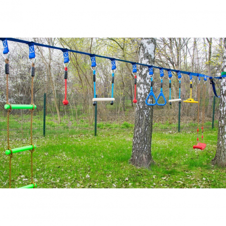 CURSA CU OBSTACOLE, PENTRU COPII, PORTABIL, SET 45 PIESE, MOTION SPORT ACTIVITIES [3]