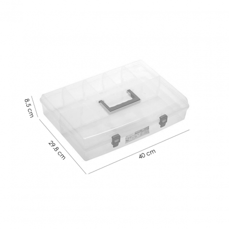 CUTIE CU ORGANIZATOR, MANER, 6 COMPARTIMENTE, 40X29.8X8.5 CM, STREND PRO [1]