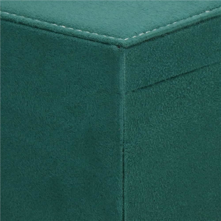 CUTIE PENTRU BIJUTERII, CATIFEA, VERDE, 27X19X10.5 CM, SPRINGOS [9]