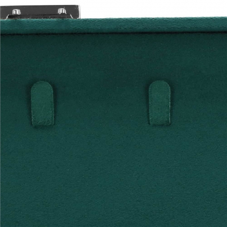 CUTIE PENTRU BIJUTERII, CATIFEA, VERDE, 28X19.5X7CM, SPRINGOS [10]