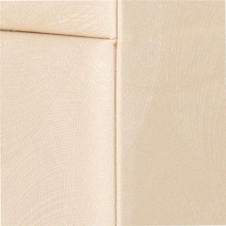 CUTIE PENTRU BIJUTERII, MDF SI PIELE, CREM, CU OGLINDA, 18X14X13.5 CM, SPRINGOS [8]