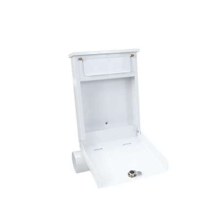 CUTIE POSTALA, CU LOC PENTRU ZIAR, ALB, FORMAT B6, 23X6.5X33.5 CM, DAMECH [1]
