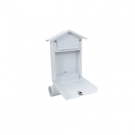 CUTIE POSTALA, CU LOC PENTRU ZIAR, ALB, FORMAT B6, 23X7X37.5 CM, DAMECH [1]