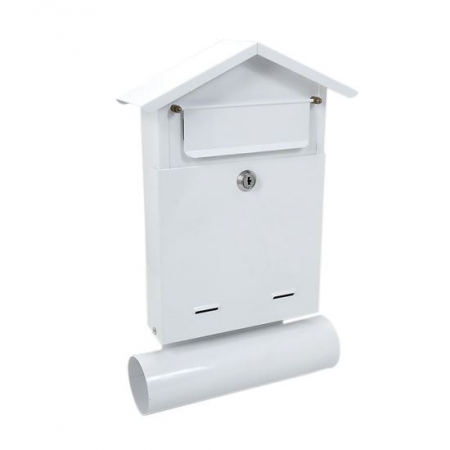 Cutii postale - CUTIE POSTALA, CU LOC PENTRU ZIAR, ALB, FORMAT B6, 23X7X37.5 CM, DAMECH