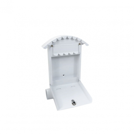 CUTIE POSTALA, CU LOC PENTRU ZIAR, ALB, FORMAT B6, 24.5X7X36.5 CM, DAMECH [1]
