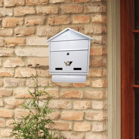 CUTIE POSTALA, CU LOC PENTRU ZIAR, ALB, FORMAT C4, 43X12X48 CM, DAMECH [2]