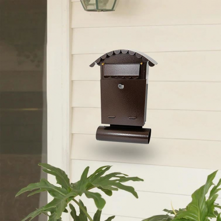 CUTIE POSTALA, CU LOC PENTRU ZIAR, CUPRU, FORMAT B6, 24.5X7X36.5 CM, DAMECH [2]