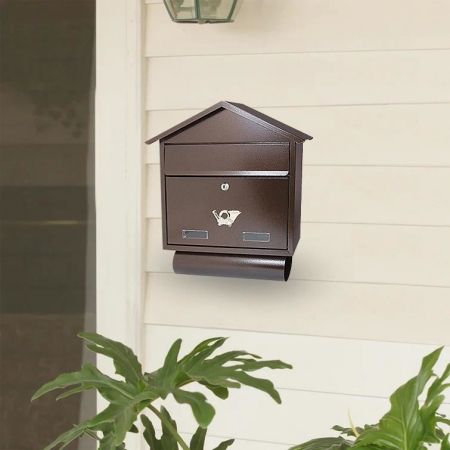 CUTIE POSTALA, CU LOC PENTRU ZIAR, CUPRU, FORMAT C4, 43X12X48 CM, DAMECH [2]