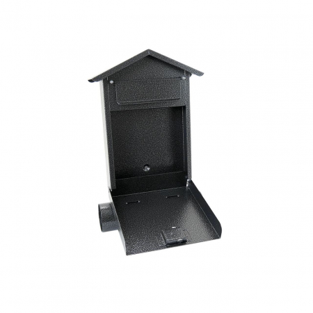 CUTIE POSTALA, CU LOC PENTRU ZIAR, GRI, FORMAT B6, 23X7X37.5 CM, DAMECH [1]