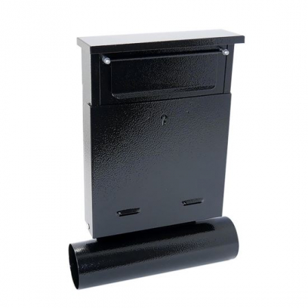 Cutii postale - CUTIE POSTALA, CU LOC PENTRU ZIAR, NEGRU, FORMAT B6, 23X6.5X33.5 CM, DAMECH