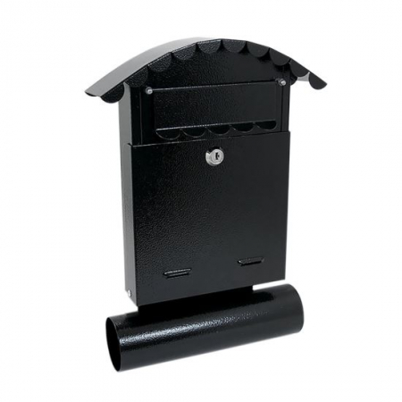 Cutii postale - CUTIE POSTALA, CU LOC PENTRU ZIAR, NEGRU, FORMAT B6, 24.5X7X36.5 CM, DAMECH