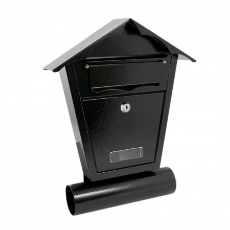 Cutii postale - CUTIE POSTALA, CU LOC PENTRU ZIAR, NEGRU, FORMAT B6, 29.5X7.5X37.5 CM, DAMECH