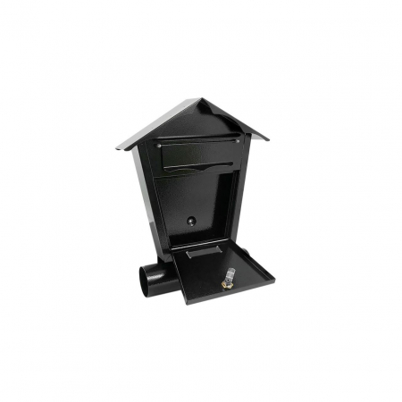 CUTIE POSTALA, CU LOC PENTRU ZIAR, NEGRU, FORMAT B6, 29.5X7.5X37.5 CM, DAMECH [1]