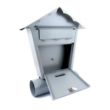 CUTIE POSTALA, DAMECH, CU LOC PENTRU ZIAR, GRI, FORMAT B5, 37X10.5X46 CM [1]