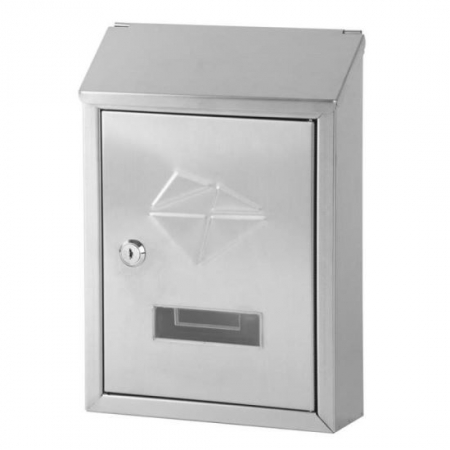 Cutii postale - CUTIE POSTALA, GAURI IN SPATE, INOX, 21.5X7X30.5 CM