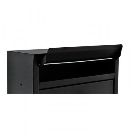 CUTIE POSTALA, OTEL GALVANIZAT, NEGRU, 21.7X8.5X32 CM, MALATEC [10]