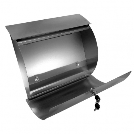 CUTIE POSTALA, SEMIROTUNDA, INOX, 37.5X10.5X33 CM [1]