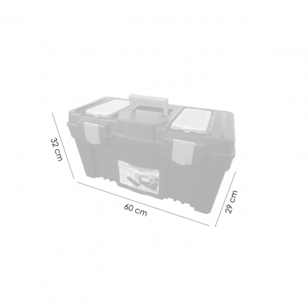CUTIE SCULE CU ORGANIZATOR, MANER, 60X29X32 CM, RICHMANN [2]