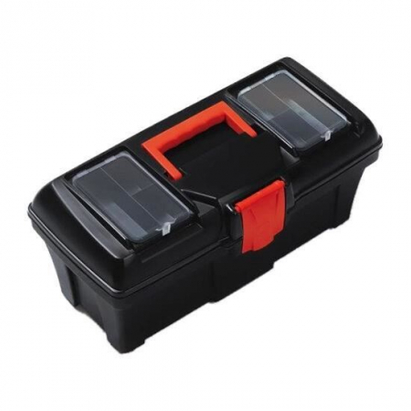 Bricolaj - CUTIE SCULE CU ORGANIZER 40X20X19CM NEGRU/ROSU