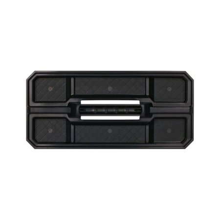 CUTIE SCULE CU ORGANIZER, 55X28X27 CM, MANER ALUMINIU, TITAN PLUS, KISTENBERG [1]